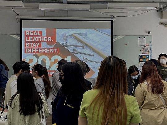 Real Leather 2021 on campus campaign trail in Taiwan