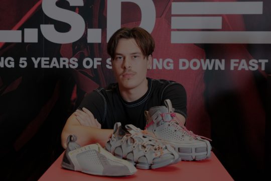 Jamie Unlu O’Grady. International Overall Winner and International Footwear Category Winner