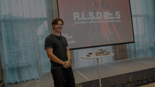 Jamie Unlu O’Grady. International Overall Winner and International Footwear Category Winner