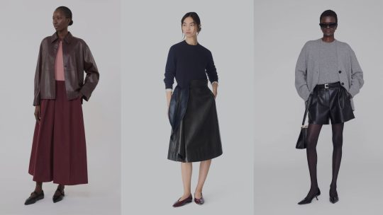 If you thought leather was strictly a cold-weather affair, the runways tell a different story.