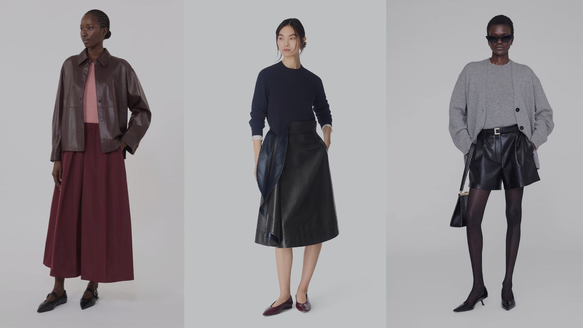 If you thought leather was strictly a cold-weather affair, the runways tell a different story.