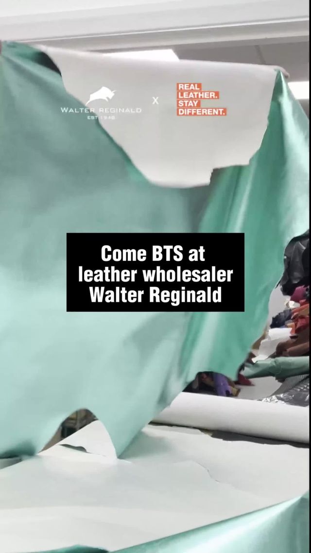 Ever wondered what goes on behind the scenes at a leather wholesaler? @walterreginaldltd