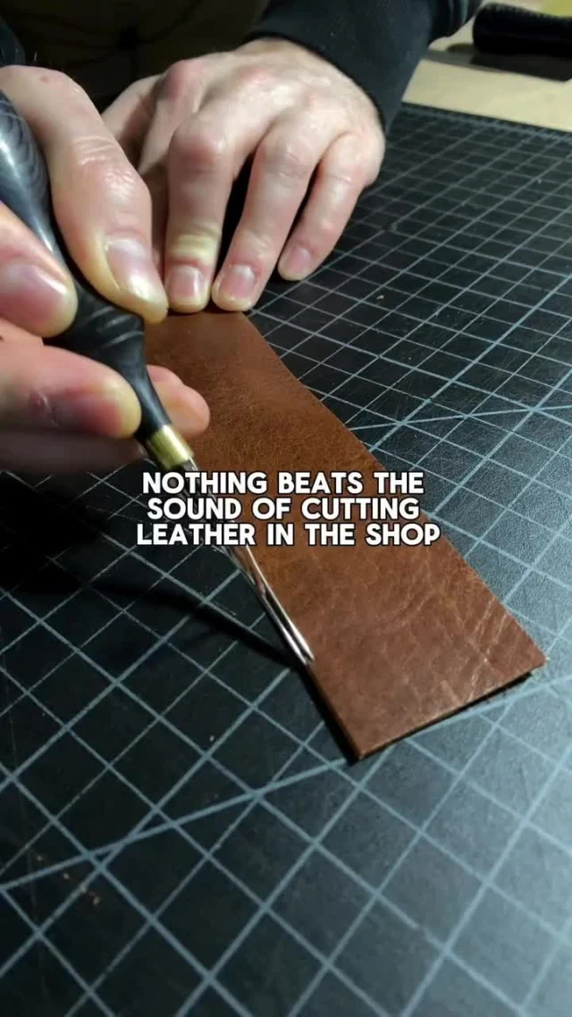 The sounds of the workshop = leather ASMR⁠
⁠
via @missionleatherco