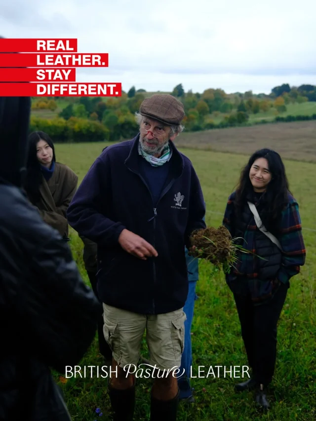 Yesterday, we stepped onto the land to witness regeneration in action - and we loved it. 🌱🐄

At the British Pasture Leather Field Day, hosted at the stunning Lannock Farm in Hertfordshire, we explored the full journey of leather as a natural by-product - from pasture-fed cattle to traceable, vegetable-tanned leather.

Led by Alice Robinson and Sara Grady, founders of British Pasture Leather, we toured flourishing farm grounds whilst being introduced to all things soil health and regenerative farming practices by some of the leading farmers in the industry from across the UK. A huge thank you to John Cherry, Nikki Yoxall, Clare Whittle and everyone who shared their insights on the day. 

From tuning into the sounds of living soil, to learning from dung beetles (yes, really!) We saw how sustainable cattle grazing can lead to low-impact, high-integrity leather - with no plastic, no chrome, no greenwashing.

This is what real circularity looks like - rooted in land, driven by care and proudly chemical-free.

#RealLeather #BritishPastureLeather #SustainableFarming #LeatherTraceability #RegenerativeAgriculture #NaturalMaterials #SoilHealth #PastureForLife #CircularDesign #staydifferent